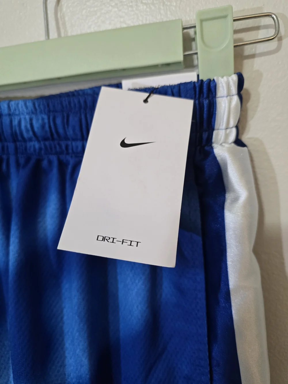 Kids NWT Nike Dri-fit Blue Athletic Basketball Shorts